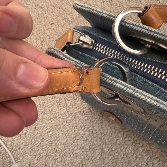 Dior Lady Dior West East Denim studded - Picture 15 of 17